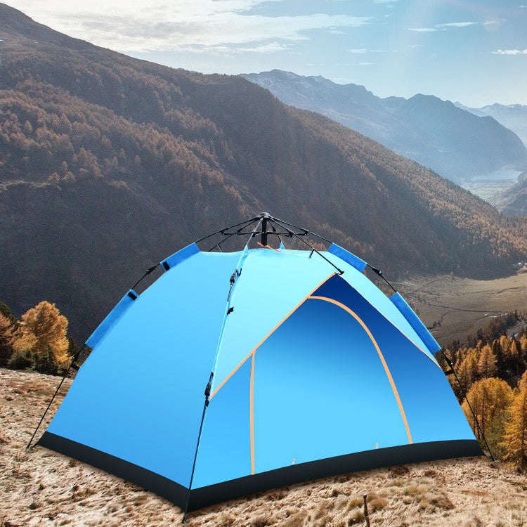 Experience the Great Outdoors with the Automatic Double-Decker Outdoor Camping Tent